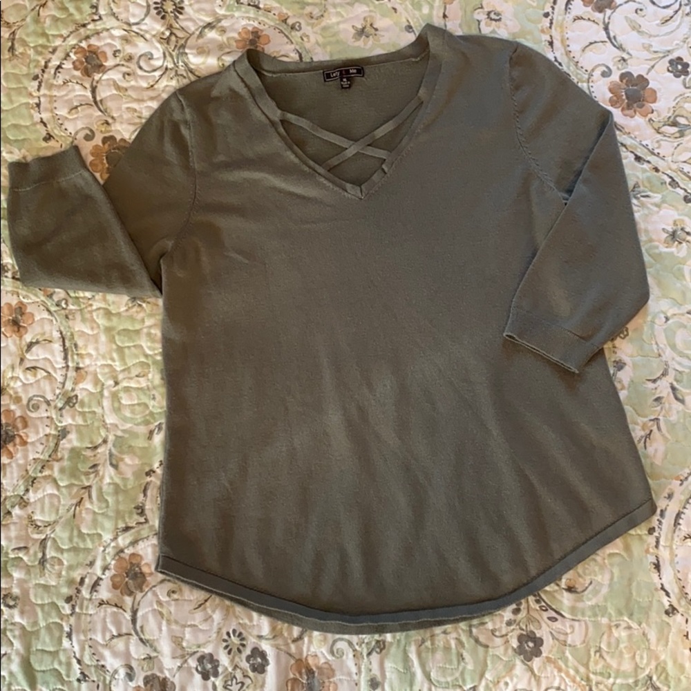 Lety & Me 3/4 Sleeve Top size XL